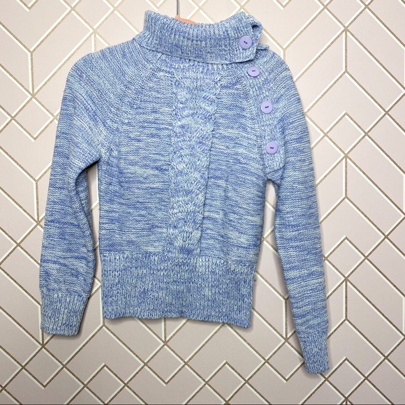 Mew Blue Turtleneck Sweater Small - Picture 1 of 2